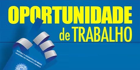 OPORTUNIDADE DE TRABALHO