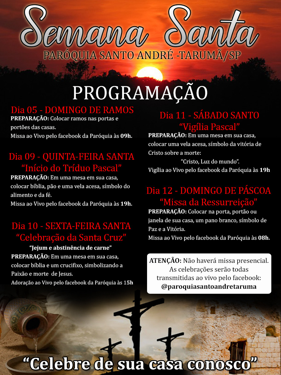 SEMANA SANTA PAROQUIA "SANTO ANDRÉ"